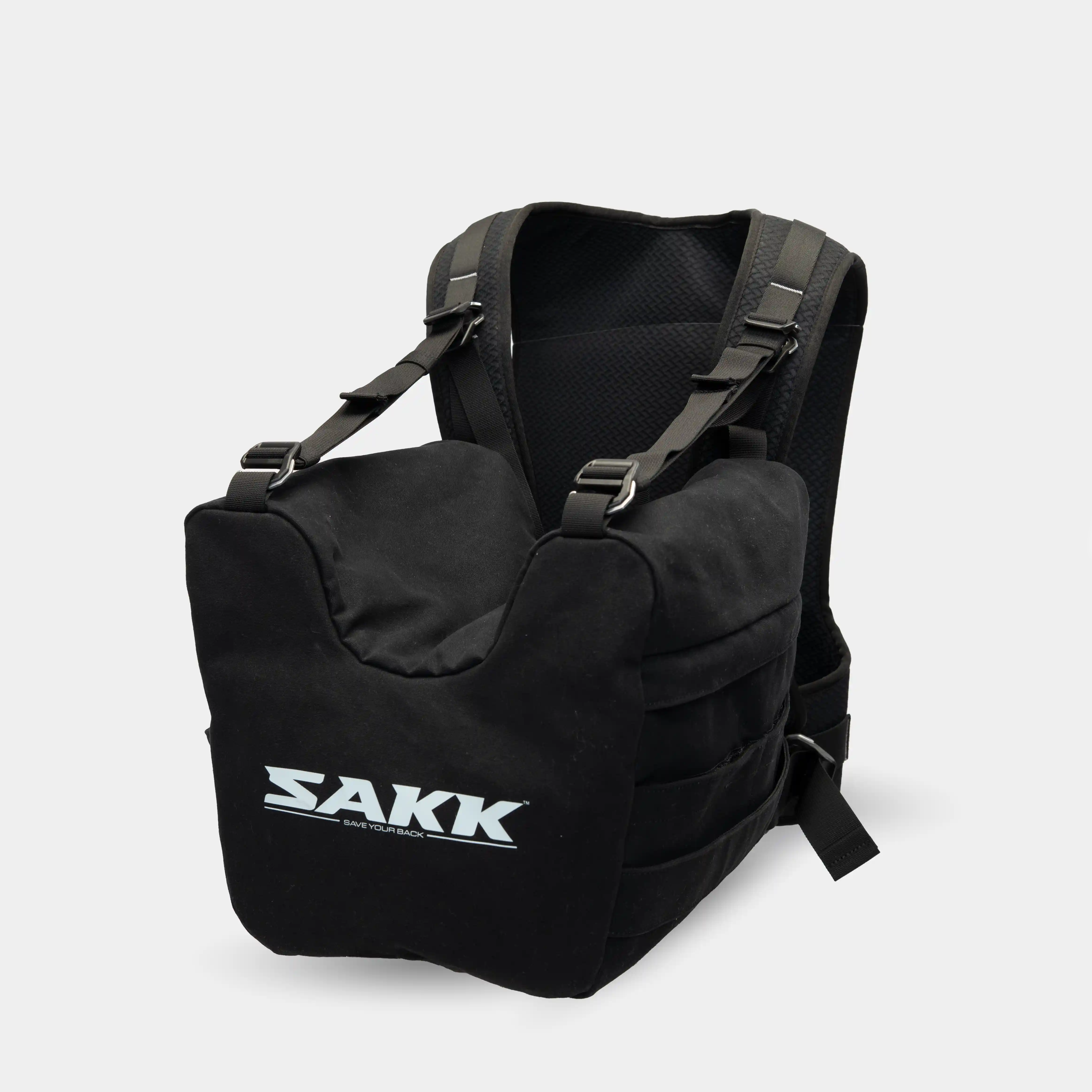 Wearable camera harness for professional filming. Supports large rigs and stabilizes motion for long shoots.
