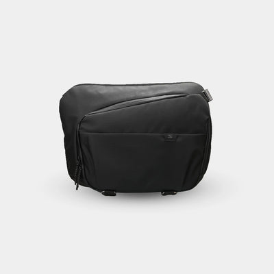 Black bag on a white background