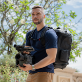 Lightweight Camera Backpack for long day shoot.