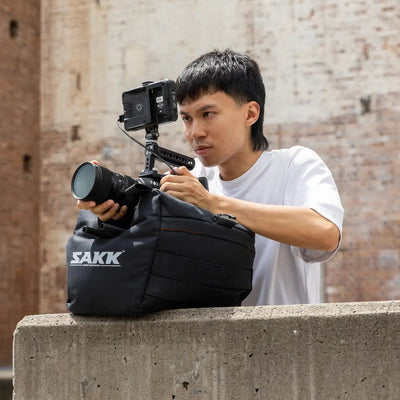 Camera support with flexible shape,conforms to surfaces and holds steady under pressure.