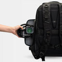 28L backpack built for DSLR, drone, lenses, and full shoot-day essentials.
