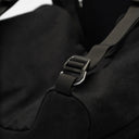 Ergonomic harness with adjustable webbing loops and multiple attachment points. Reduces shoulder and back strain.