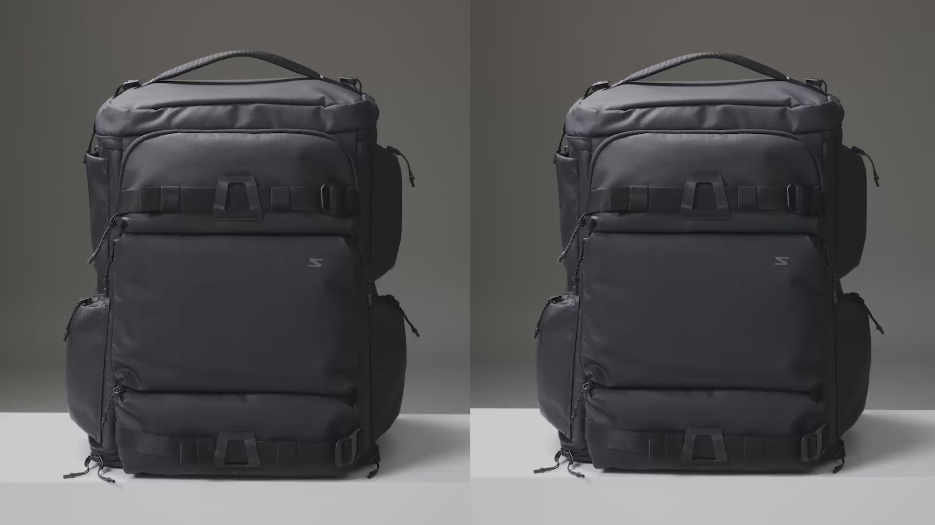 Load video: packing video camera bag