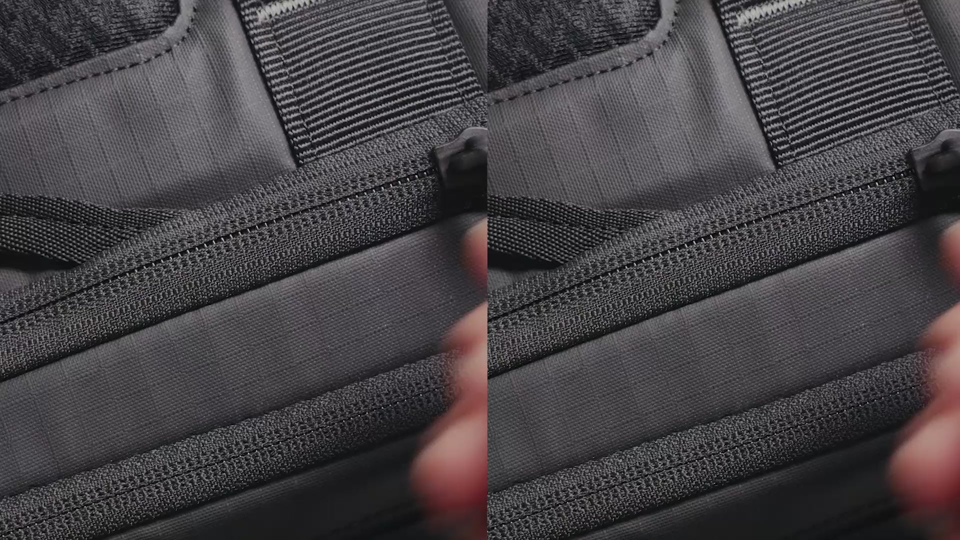 Load video: camera bag being packed