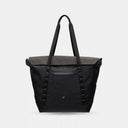 Waterproof tote bag with laptop compartment, internal pockets, and grab-and-go back pocket.